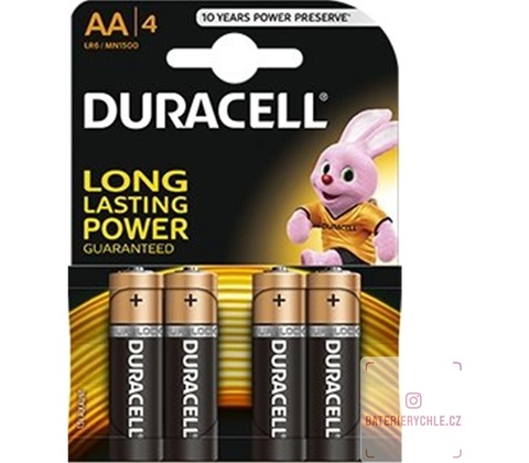 Duracell Basic AA 4ks 10PP100001