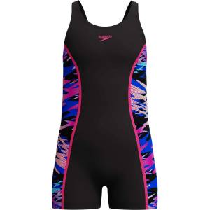Speedo Цял бански girls hyperboom splc msbk legsuit