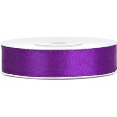 Saténová stuha fialová 12 mm x 25 m