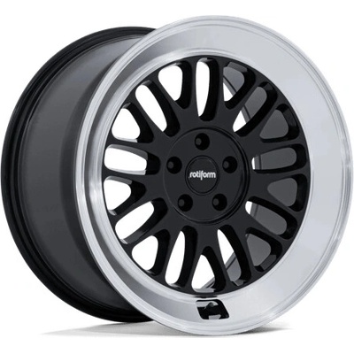 ROTIFORM RC214 SCP 8,5x19 5x112 ET45 gloss black with DIAMOND CUT LIP