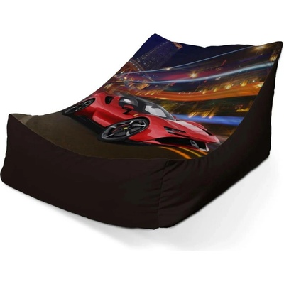 Sablio sedací vak lounge Ferrari na ulici 80 x 95 x 50 cm