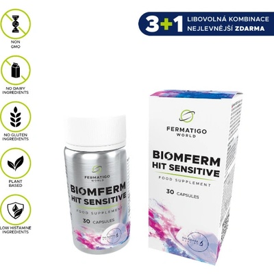 BiomFerm Hit Sensitive 30 kapslí