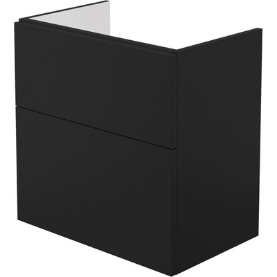 Deante Tubo skříňka 60x38.5x60 cm pod umyvadlo závěsná černá STU_NU61