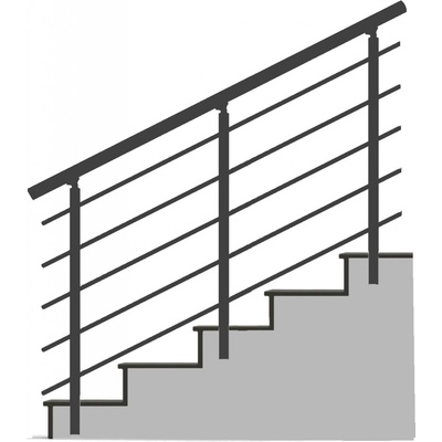 HK Zábradlí na schody B3BSC-2 1000 x 900