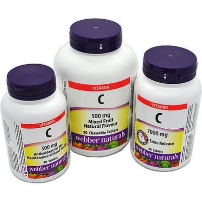 Webber Naturals Vitamín C 1000 mg 90 tabliet