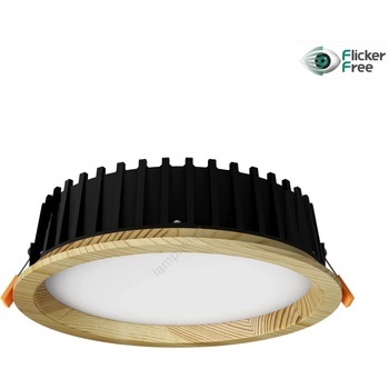 Image 1 of APLED APLED-LED Лампа RONDO WOODLINE LED/12W/230V 4000K Ø 20 см бор масивнo дървo (AP0183)