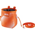 Petzl Торбичка за магнезий PETZL Saka Chalkbag white/orange