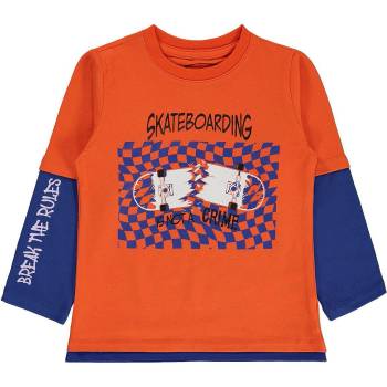 Civil Kids Orange - Boy Sweatshirt 2-3y. 3-4y. 4-5y. 5-6y. 4 Pieces (19330G03823W1-ORJ)