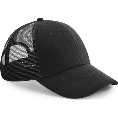 Beechfield B 678 Jersey Athleisure Trucker 6 panelová COT53067800299-black Černá