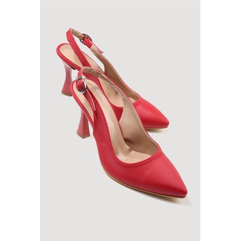 Moda Trend Дамски елегантни обувки - Червени #332602 (332602_Червен)