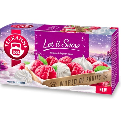Teekanne sněhové pusinky a maliny 20 x 2,25 g