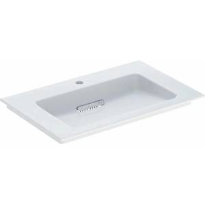 Geberit One Slim 75 см бяла мивка за мебели с отвор за смесител и специален канал (505.004.00.1)