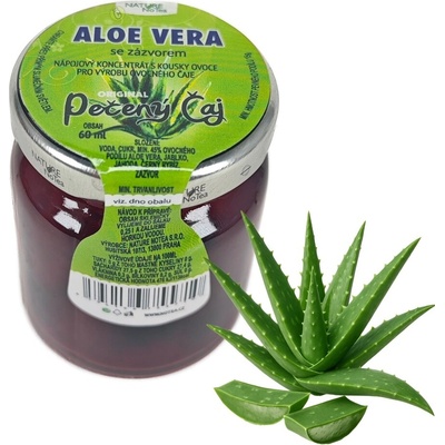 Nature NoTea Pražený čaj Aloe Vera so zázvorom 60 ml