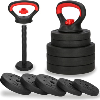 Springos Регулируема гиря 10 кг черна (fa1673)