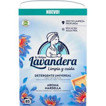 La Antigua Lavandera Сапун Lavandera Marseille прах за пране 4.675 кг, 85 дози