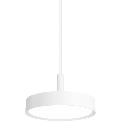 Louis Poulsen Висяща лампа Slim Round Suspended LED 4000K с дифузер опал Управление за осветление Dali 25 см бяла (5741099540)