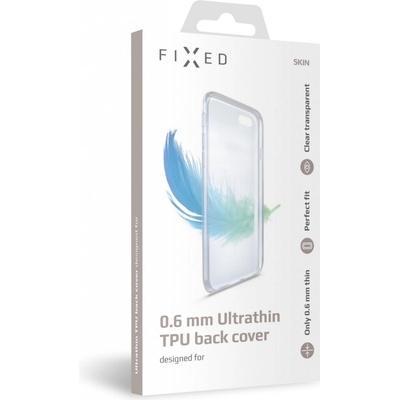 FIXED Ultratenké TPU gelové pouzdro Skin pro Samsung Galaxy A21s, 0,6 mm čiré FIXTCS-552