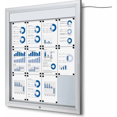 A-Z Reklama CZ SCT Premium venkovní prosvětlená LED vitrína pro prospekty SCT PHLED 12 x A4 – Zbozi.Blesk.cz