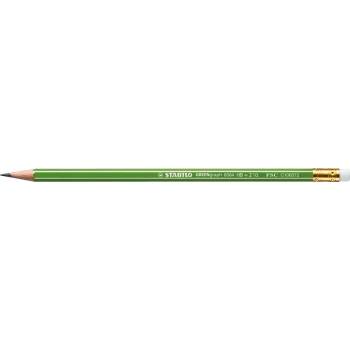 STABILO Графитен молив с гума, HB, шестоъгълна игла, STABILO "Greengraph" 6004/HB (6004/HB)