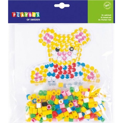 Playbox Zažehlovací korálky XL, 250ks - medvídek