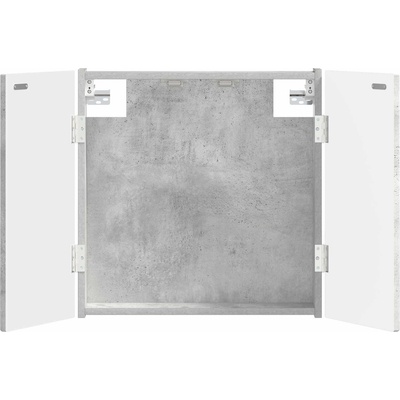vidaXL Кабинет за дартборд DELFT Бетонно сиво 52, 5 x 10, 5 x 53, 5 см (897108)