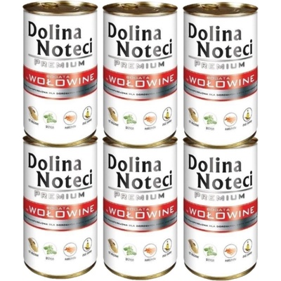 Dolina Noteci Долина Нотец PREMIUM, богата на говеждо месо, 6x400 г
