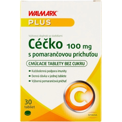 Walmark Céčko 100 mg Pomeranč 30 tablet