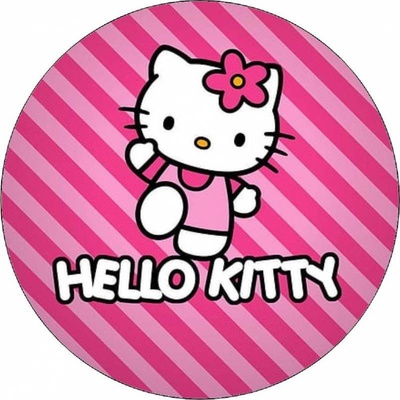 Jedlý papír Hello Kitty v růžovém oblečku 19,5 cm – Hledejceny.cz