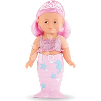 Corolle Morská panna Nerina Mini Mermaid s hnedými očami a ružovými vlasmi 20 cm