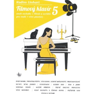 Filmový klavír 5 aneb melodie z velkých filmů pro malé pianisty Radim Linhart – Zboží Dáma