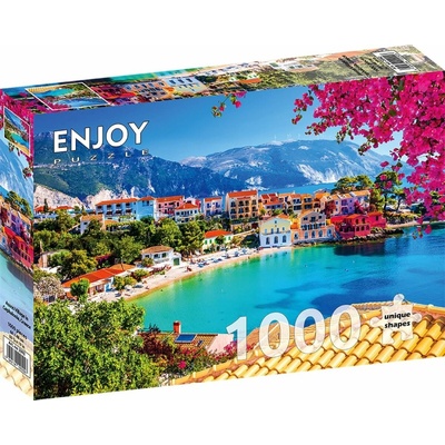 ENJOY Vesnice Assos v Kefalonii Řecko 1000 dielov
