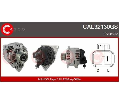 Generátor CASCO CAL32130GS