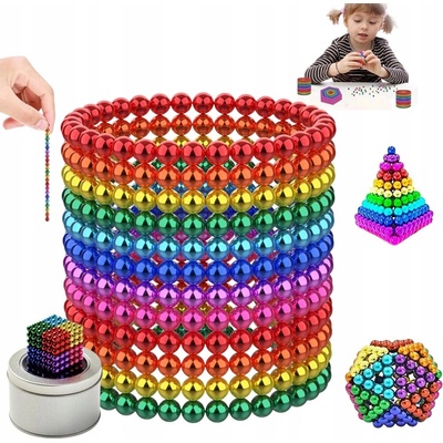 Verta Magnetické kuličky 216 ks 3 mm, vícebarevné