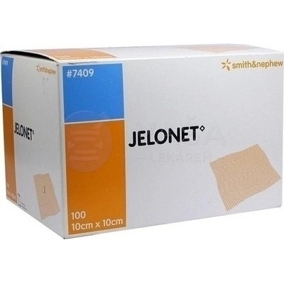 Jelonet Krytie na rany - mastný tyl 10 x 10 cm 100 ks