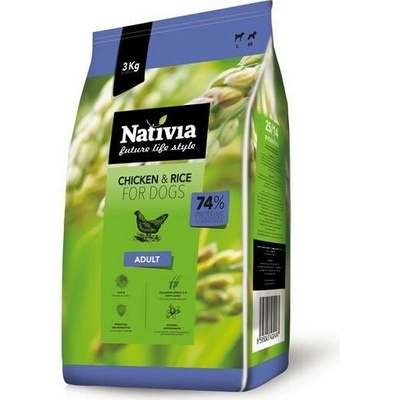 Nativia Dog Adult Chicken & Rice 3 kg
