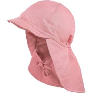 maximo Детска шапка с козирка maximo Kids' Mini Neck Protector Hat Plain, Tie, Lining Cap - Marmorrosa - размер 55 cm (904-6357-0211)