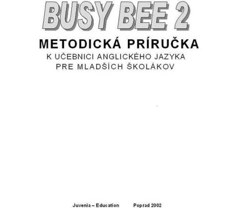 Busy Bee 2 Metodická príručka