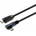 VivoLink USB-C to USB-C Angled Cable with lock screw 4m Supports 20 Gbps data Certified for Business