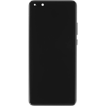 Huawei (OEM) Стъкло и LCD екран за Huawei P40 Pro, оригинален (OEM), черно (21841)