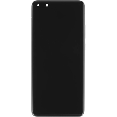 Huawei (OEM) Стъкло и LCD екран за Huawei P40 Pro, оригинален (OEM), черно (21841)