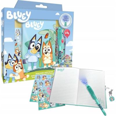 Zápisník A6 Kids Euroswan Bluey, viacfarebný