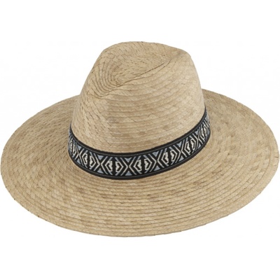 Fiebig Headwear since 1903 Letní Fedora klobouk Wide brim béžový
