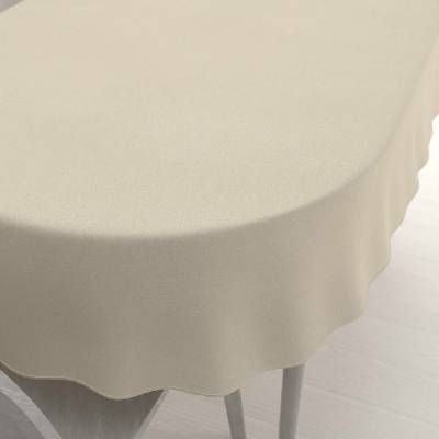 Biante Velký oválný ubrus BKU-121 Latte 180x220 cm