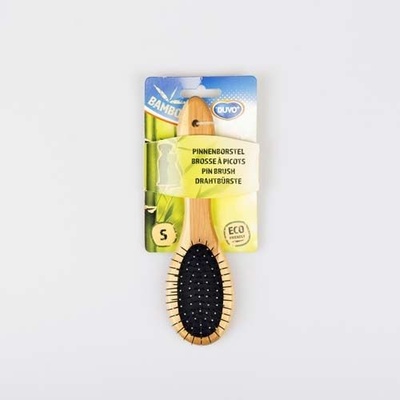 Duvo+ kefa Combo bambus kovová Small 19,5 x 5,5 cm