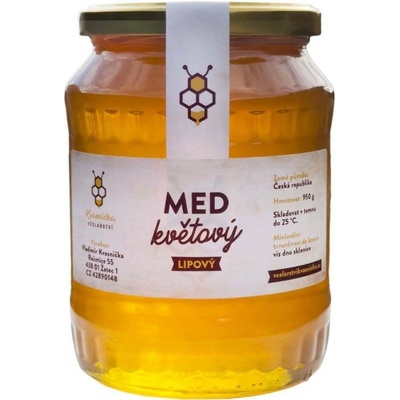 Včelařství Kvasnička Med květový lipový 950 g