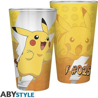 ABYstyle Sklenice Pokémon Pikachu 400 ml