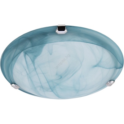 Redo Group 05-390 - Таванно осветително тяло VIRGINIA 1xE27/42W/230V пр. 30 см тюркоазено (UN1249)