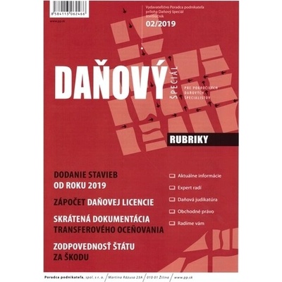 Daňový špeciál 2-2019