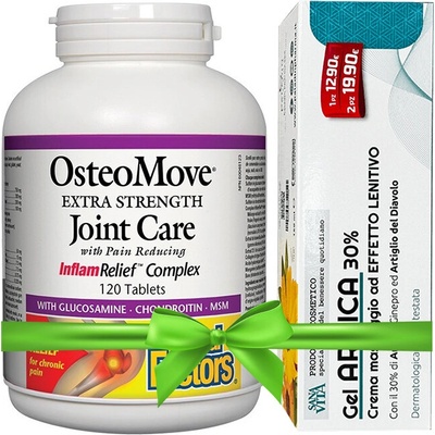 Natural Factors Промо Пакет за Здрави стави - ОстеоМуув с подарък гел | Natural Factors (77256)