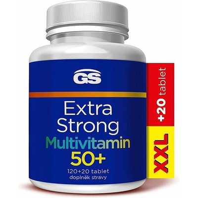 GS Extra Strong Multivitamín 50+ 120 + 20 tabliet